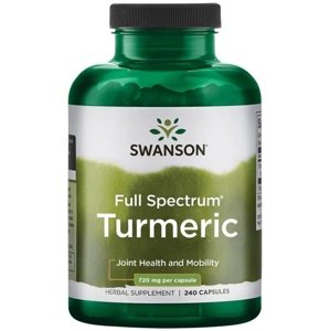 Swanson Turmeric (Kurkuma) 240 kapslí