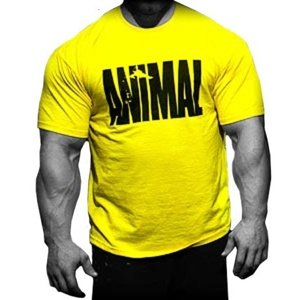 Universal Nutrition Universal triko Animal Iconic T-Shirt žluté - S - velké logo