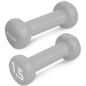 Spokey SHAPE IV činky 2x1,5 kg - šedá