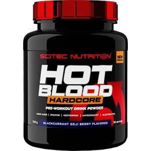 Scitec Nutrition Scitec Hot Blood Hardcore 700 g - red fruits