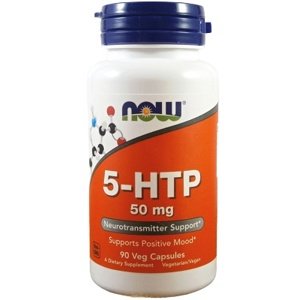 Now Foods 5-HTP (5-hydroxy L-tryptofan) 50 mg 90 kapslí