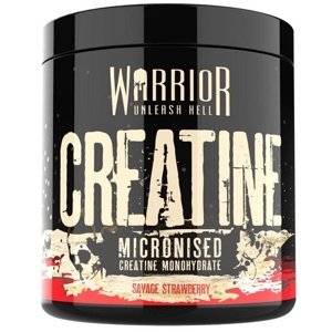 Warrior Creatine Micronised 300 g - savage strawberry