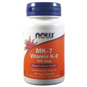 Now Foods Vitamin K2 jako MK-7 100 mcg 60 kapslí