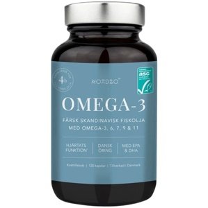 Nordbo Scandinavian Omega-3 Trout Oil 120 kapslí