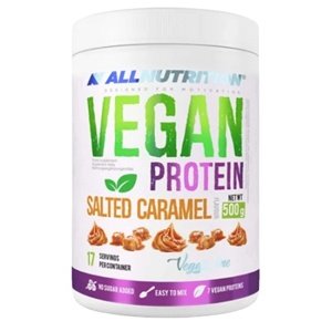 All Nutrition AllNutrition Vegan Protein 500 g - slaný karamel