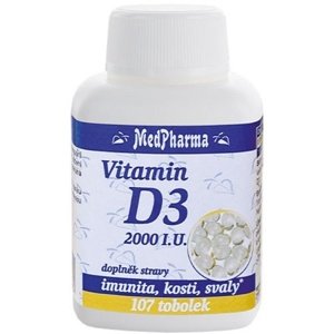 MedPharma Vitamin D3 2000 I.U. 107 tobolek
