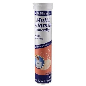 MedPharma Multivitamin s minerály + lutein 20 šumivých tablet
