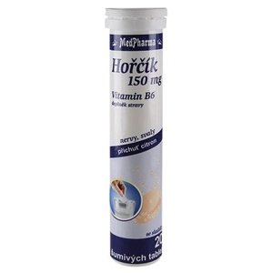 MedPharma Hořčík 150 mg + vitamin B6 20 šumivých tablet