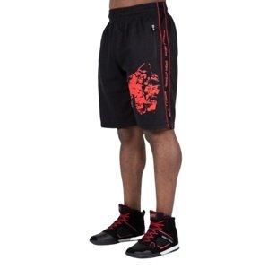 Gorilla Wear Pánské šortky Buffalo Old School Black/Red - S/M