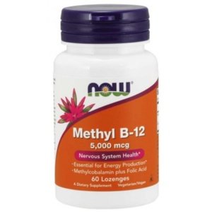 Now Foods Methyl B-12 5000 mcg 60 kapslí