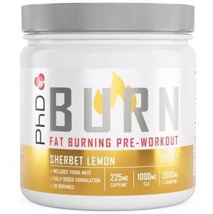 PhD Nutrition PhD Burn Pre-Workout 200 g - citronový sorbet