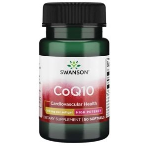 Swanson CoQ10 (Koenzym Q10) 100mg 50 kapslí