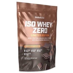 Biotech USA BioTechUSA Iso Whey Zero 500 g - tmavá čokoláda