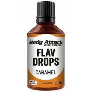 Body Attack Flav Drops 50 ml - Karamel
