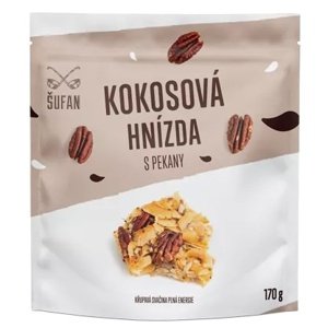 Šufan Kokosová hnízda 170 g - s pekany