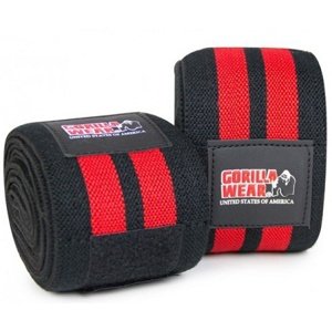 Gorilla Wear Kolenní bandáže 2 m - černá/červená