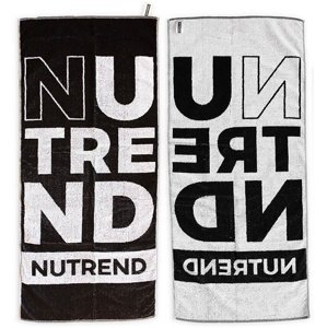 Nutrend ručník - bíločerný