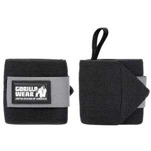 Gorilla Wear Bandáže na zápěstí BASIC - černá/šedá