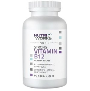 NutriWorks Strong Vitamin B12 90 kapslí
