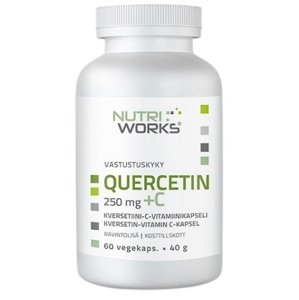 NutriWorks Quercetin + Vitamin C 250 mg 60 kapslí VÝPRODEJ 16.3.2025