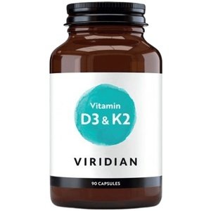 Viridian Nutrition Viridian Vitamin D3 & K2 90 kapslí