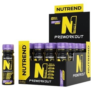 Nutrend N1 PRE-WORKOUT Shot 20x60 ml - lesní ovoce