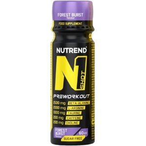 Nutrend N1 PRE-WORKOUT Shot 60 ml - lesní ovoce