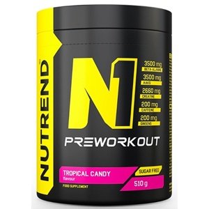 Nutrend N1 PRE-WORKOUT 510 g - tropical candy