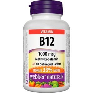 Webber Naturals Vitamin B12 1000 mcg 80 tablet