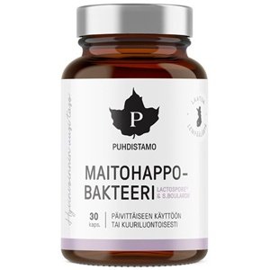 Puhdistamo Probiotika Lactic Acid Bacteria Boulardii 30 kapslí