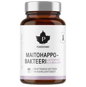 Puhdistamo Probiotika Lactic Acid Bacteria Boulardii 60 kapslí