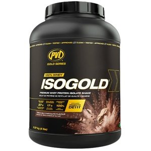 PVL Gold Series 100 % Whey Isogold 2270 g - trojitá mléčná čokoláda