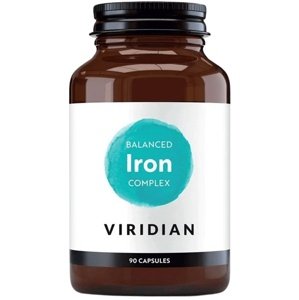 Viridian Nutrition Viridian Balanced Iron Complex (Komplex železa s vitamíny) 90 kapslí
