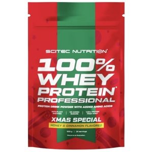 Scitec Nutrition Scitec 100% Whey Protein Professional 500 g - slaný karamel VÝPRODEJ (POŠK. OBAL)
