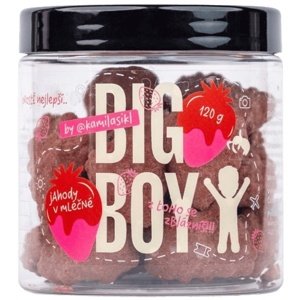 Big Boy Jahody v mléčné čokoládě by @kamilasikl - 120 g
