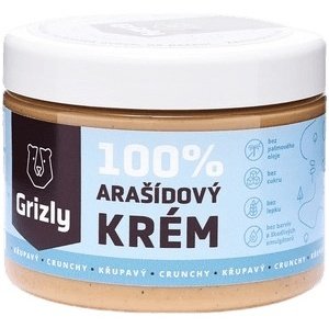 Grizly Arašídový krém 100 % 500 g - křupavý