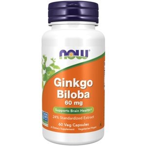 Now Foods Ginkgo Biloba 60 mg 120 kapslí