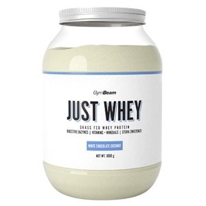 GymBeam Protein Just Whey 1000 g - bílá čokoláda/kokos