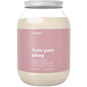 GymBeam BeastPink Protein Yum Yum Whey 1000 g - čokoláda/lískový oříšek