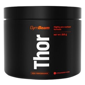 GymBeam Předtréninkový stimulant Thor 210 g - zelené jablko