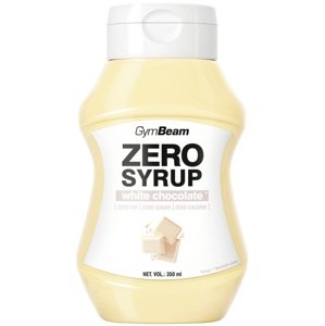 GymBeam Zero Syrup 350 ml - bílá čokoláda