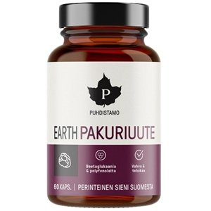 Puhdistamo Earth Chaga BIO (Pakuriuute) 60 kapslí