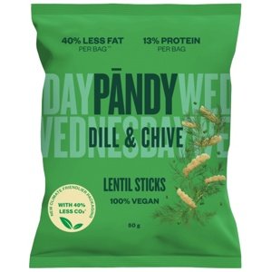 Pandy čočkové chipsy 50 g - kopr/pažitka