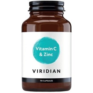 Viridian Nutrition Viridian Vitamin C 500 mg + Zinc 90 kapslí