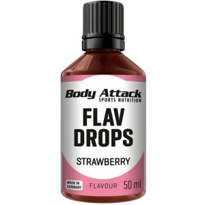 Body Attack Flav Drops 50 ml - Jahoda