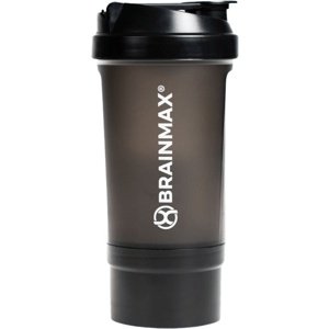 BrainMax vícedílný šejkr 500 ml + 200 ml - černý