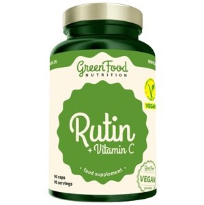 GreenFood Rutin + Vitamin C 90 kapslí