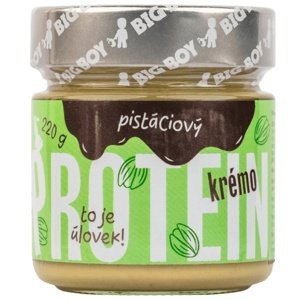 BIG BOY Protein Kremo pistáciový - Proteinový pistáciový krém 220g