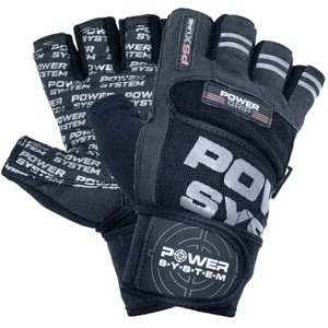 Power System Fitness rukavice POWER GRIP černá - L