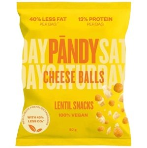 Pandy čočkové chipsy 50 g - sýrové kuličky